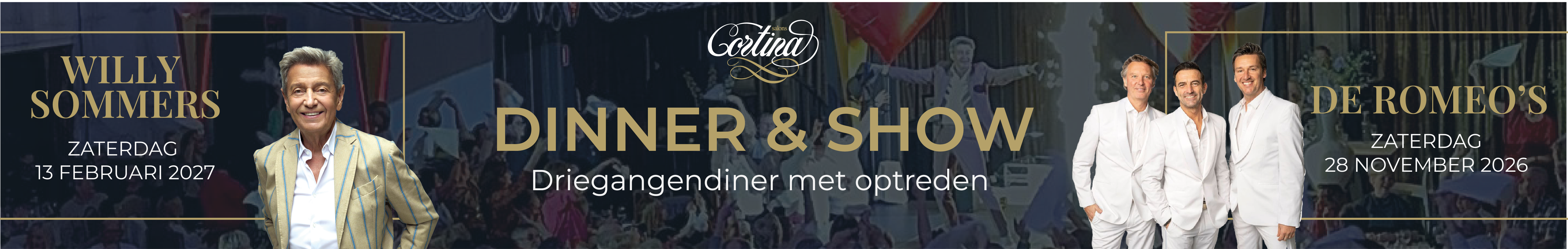 Reclame voor Dinner & Show
Willy Sommers 13 februari 2027
Romeo's 28 november 2026