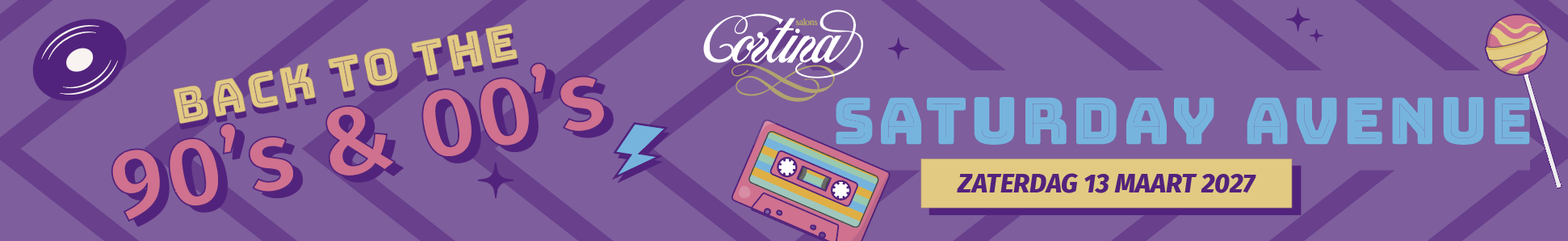 Back to the 90’s & 00’s – zaterdag 13 maart 2027